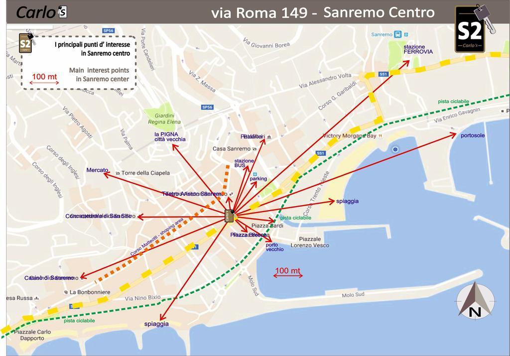 Carlo'S B149C - Sanremo Center Suite - Da Carlo - Exterior foto
